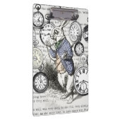 White Rabbit Alice in Wonderland Clocks Klembord (Rechts)