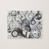 White Rabbit Alice in Wonderland Clocks Legpuzzel (Horizontaal)