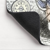 White Rabbit Alice in Wonderland Clocks Muismat (Hoek)