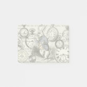 White Rabbit Alice in Wonderland Clocks Post-it® Notes (Voorkant)