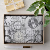 White Rabbit Alice in Wonderland Clocks Tissuepapier (Geschenk)