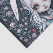 White Rabbit Alice in Wonderland Decoupage Papier (Detail)