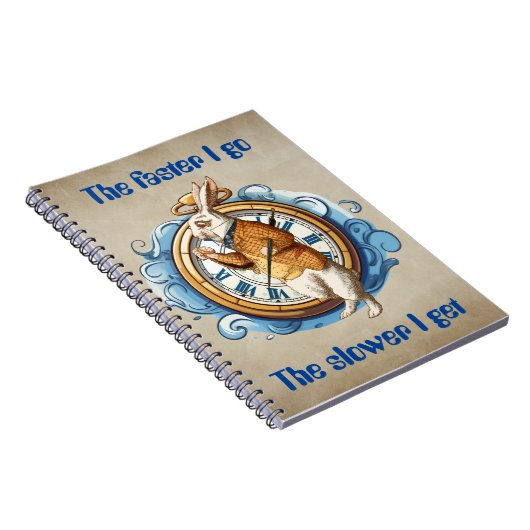 White Rabbit, Alice in Wonderland karakter. Notitieboek (Rechterzijde)