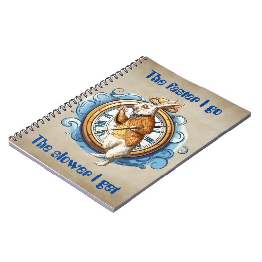 White Rabbit, Alice in Wonderland karakter. Notitieboek (Linkerzijde)