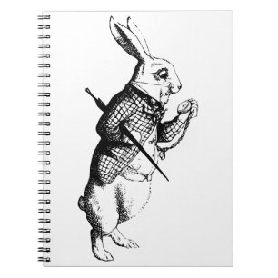White Rabbit, Alice In Wonderland karakter Notitieboek