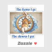 White Rabbit, Alice in Wonderland karakter. Sticker (Vel)