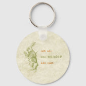 White Rabbit, Alice in Wonderland Sleutelhanger (Voorkant)