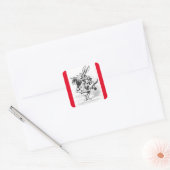White Rabbit  Alice in Wonderland Stickers (Envelop)