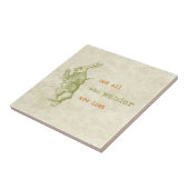 White Rabbit, Alice in Wonderland Tegeltje (Zijkant)