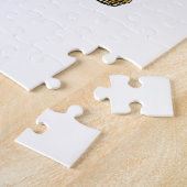 White Rabbit Alice Wonderland Hearts Legpuzzel (Zijkant)