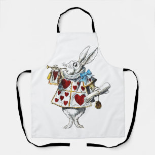 White Rabbit Alice Wonderland Hearts Tas Schort
