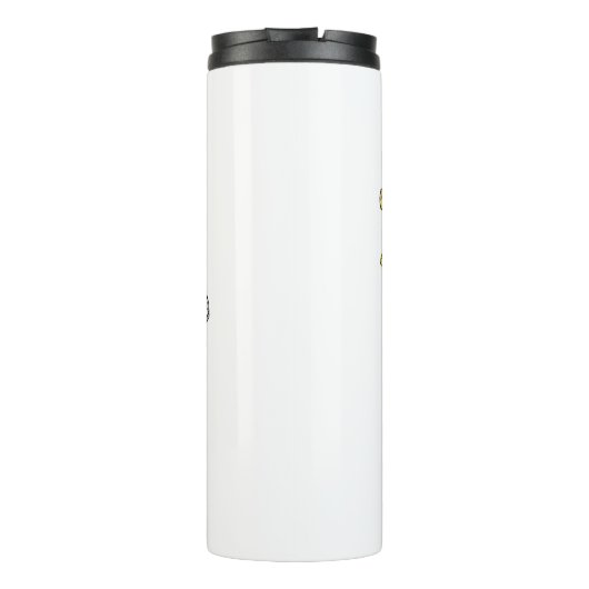 White Rabbit Alice Wonderland Hearts Thermosbeker (Achterkant)