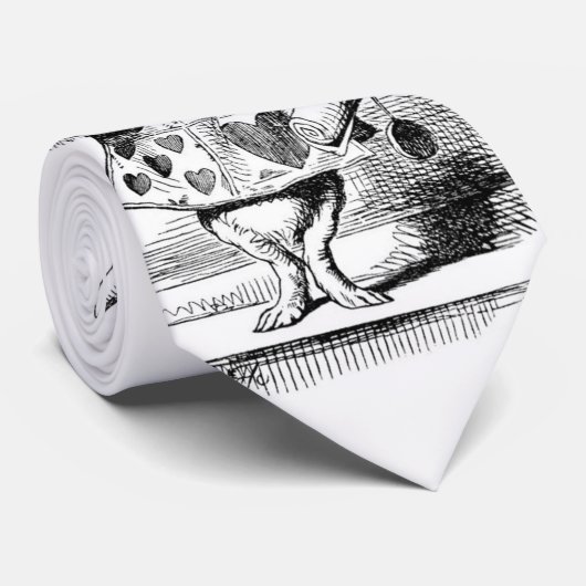 White Rabbit als Herald Stropdas (Opgerold)