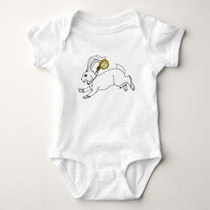White Rabbit Baby Creeper Romper