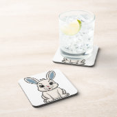 White Rabbit Bier Onderzetter (Rechterzijde)