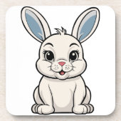 White Rabbit Bier Onderzetter (Voorkant)