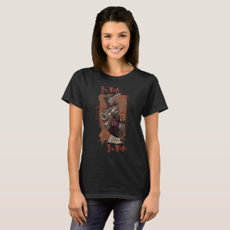 White Rabbit Black T-shirt for Women