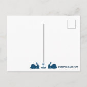 White Rabbit Briefkaart (Achterkant)