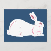White Rabbit Briefkaart (Voorkant)