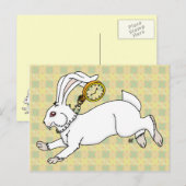 White Rabbit Briefkaart (Voorkant / Achterkant)