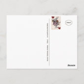 White Rabbit Briefkaart (Achterkant)