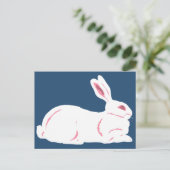 White Rabbit Briefkaart (Staand voorkant)