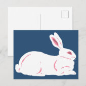 White Rabbit Briefkaart (Voorkant / Achterkant)