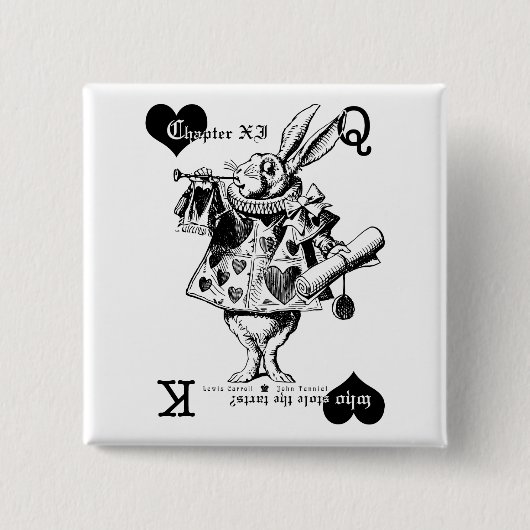 White Rabbit Button (Voorkant)