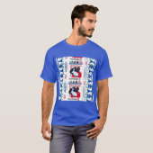 White Rabbit Candy vriend vriend T-shirt (Voorkant volledig)