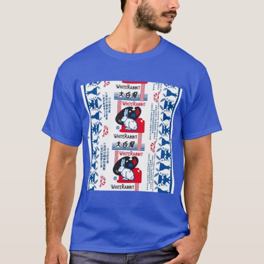 White Rabbit Candy vriend vriend T-shirt (Voorkant)