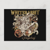 White Rabbit Carnivale Style (Gold Version) Briefkaart (Voorkant)