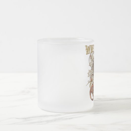 White Rabbit Carnivale Style (Gold Version) Matglas Koffiemok (Center)