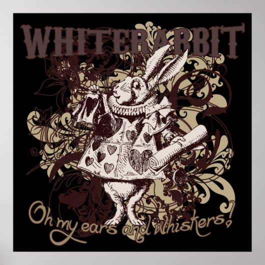 White Rabbit Carnivale Style Poster (Voorkant)