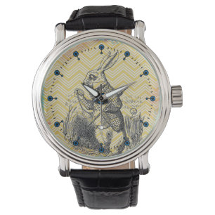 White Rabbit Chevron Alice (In Wonderland) Bekijk Horloge
