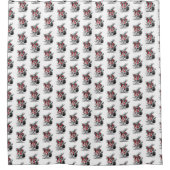 White Rabbit Court Trumpeter Alice in Wonderland Douchegordijn (Voorkant)