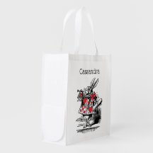 White Rabbit Court Trumpeter Alice in Wonderland