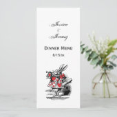 White Rabbit Court Trumpeter Alice in Wonderland Kaart (Staand voorkant)