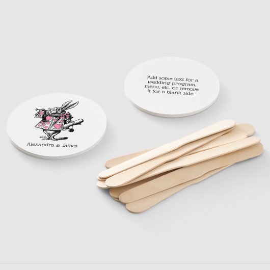 White Rabbit Court Trumpeter Alice in Wonderland P Handwaaier (Niet-gemonteerd)