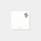 White Rabbit Court Trumpeter Alice in Wonderland P Post-it® Notes (Voorkant)