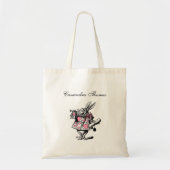 White Rabbit Court Trumpeter Alice in Wonderland P Tote Bag (Voorkant)