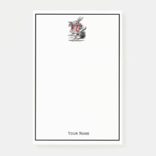 White Rabbit Court Trumpeter Alice in Wonderland Post-it® Notes