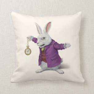 White Rabbit Cushion Kussen