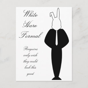 White Rabbit Design Briefkaart