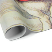 White Rabbit Hearts Alice Classic Cadeaupapier (Rol Hoek)