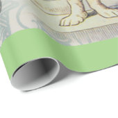 White Rabbit Hearts Alice Classic Cadeaupapier (Rol Hoek)