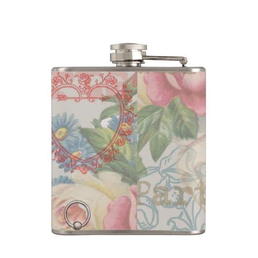 White Rabbit Hearts Alice Classic Heupfles (Achterkant)