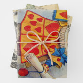 White Rabbit Hearts Alice Classic Inpakpapier Vel (In situ)