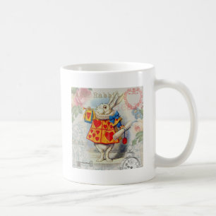 White Rabbit Hearts Alice Classic Koffiemok