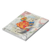 White Rabbit Hearts Alice Classic Notitieblok (Linkerzijde)