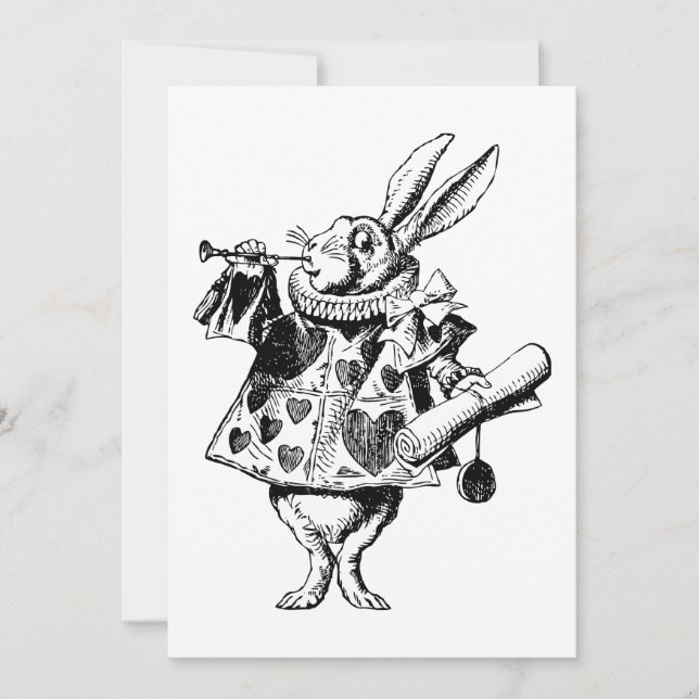 White Rabbit Herald Inked Black (Voorkant)